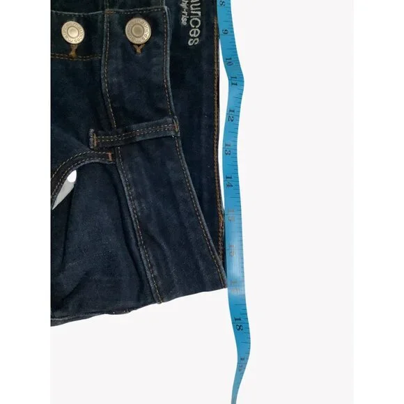 Maurices High-Rise Dark Wash Skinny Jeans Size 14W Stretch Denim - Picture 3 of 7